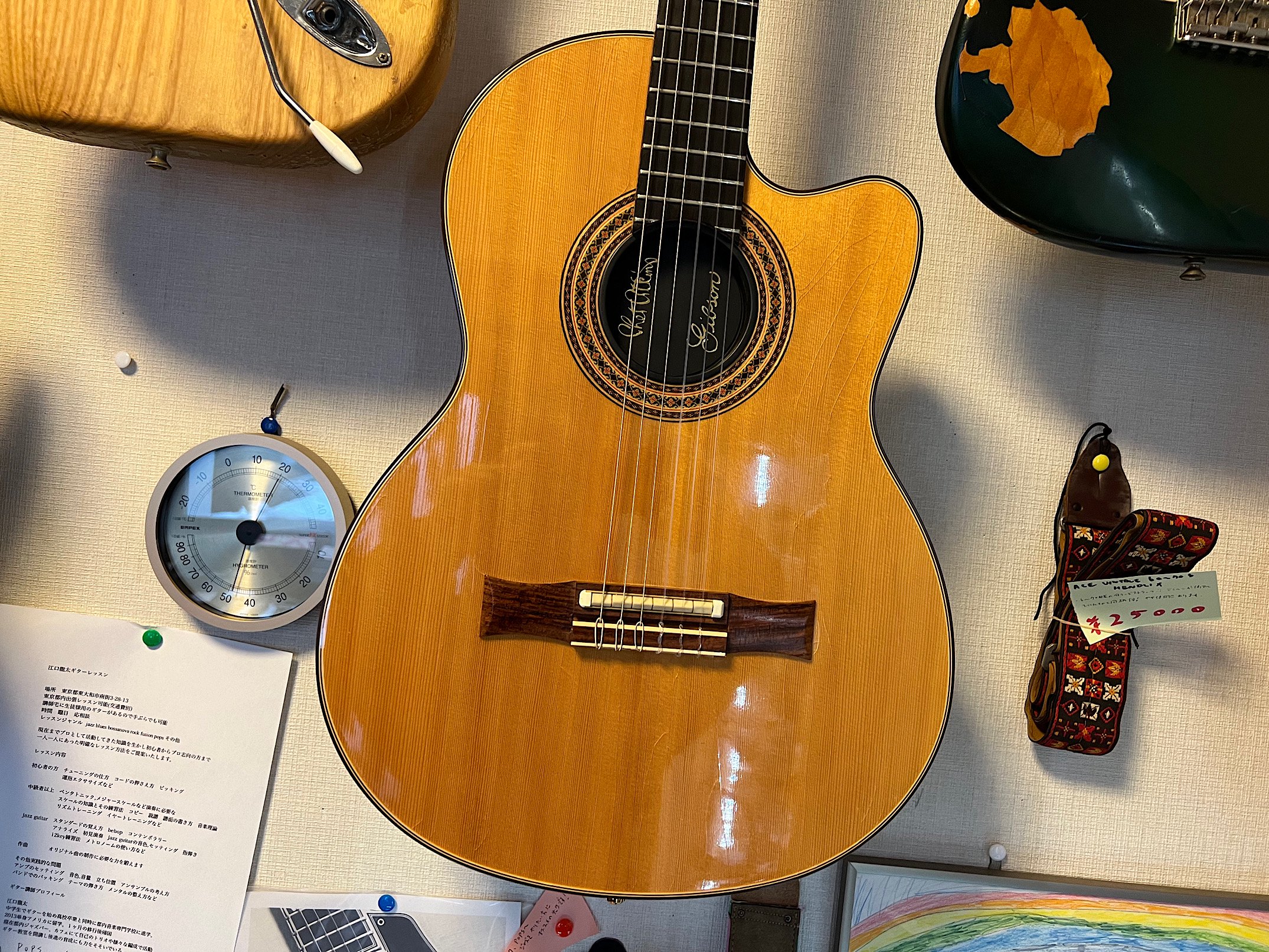 GIBSON CHET ATKINS CE 99年製造のチェットアトキンスモデル！ハウリングに強いソリッドボディのエレガットです。 - ギター買取  東京 - ギターのじゃべらぼう