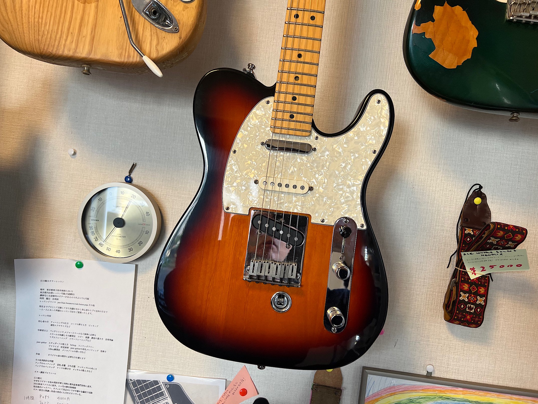 FENDER USA AMERICAN NASHVILLE B-BENDER TELECASTER レアなBベンダー付きのナッシュビルテレキャスターです！  - ギター買取 東京 - ギターのじゃべらぼう