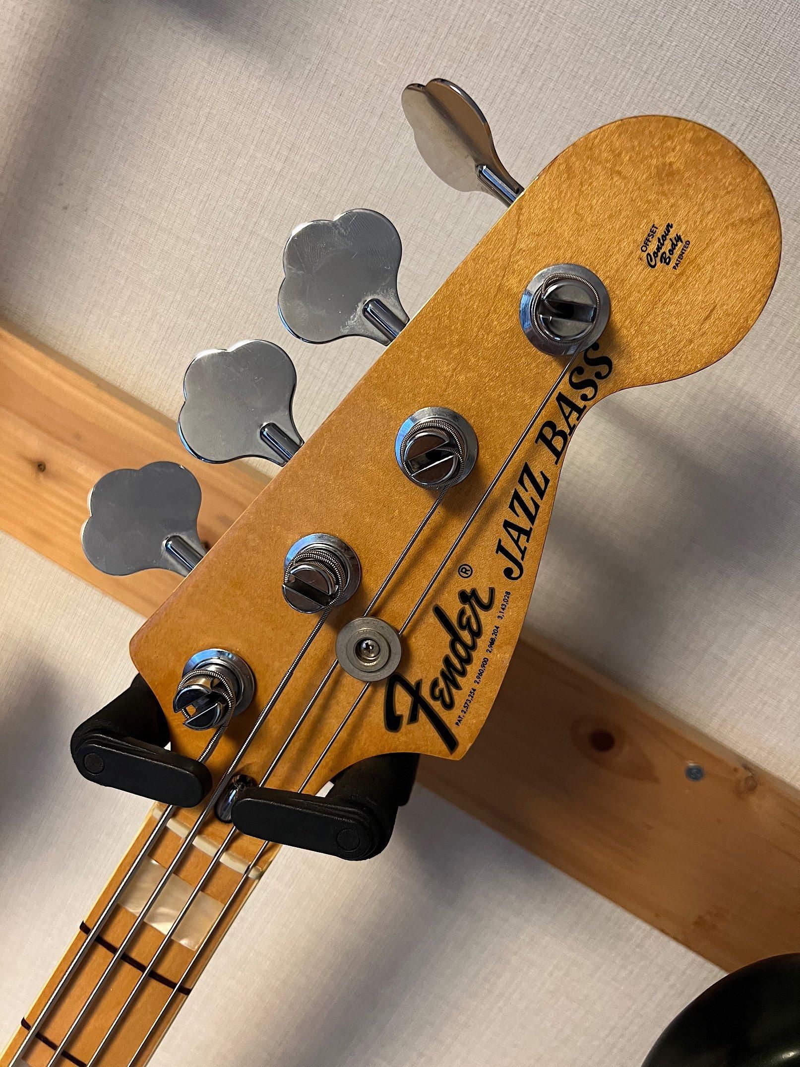 NO BRAND JAZZ BASS (FENDER 75~76 NECK ）FRETLESS 70年代