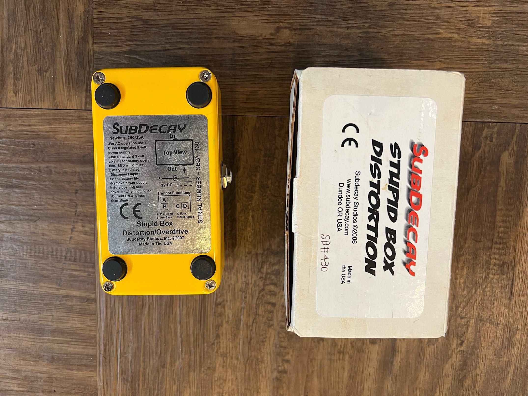 Subdecay Stupid Box エフェクター USA Subdecay Stupid Box Effector | eBay