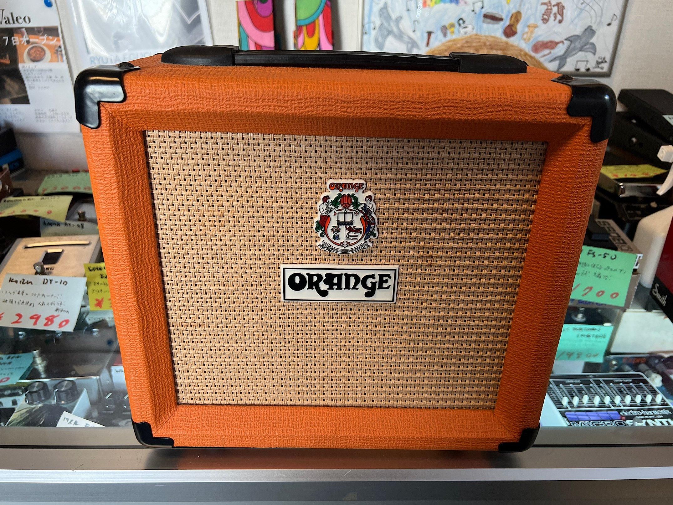 キリンーオレンジー ORANGE CRUSH 12L なんといってもルックス最高のオレンジアンプ！自宅