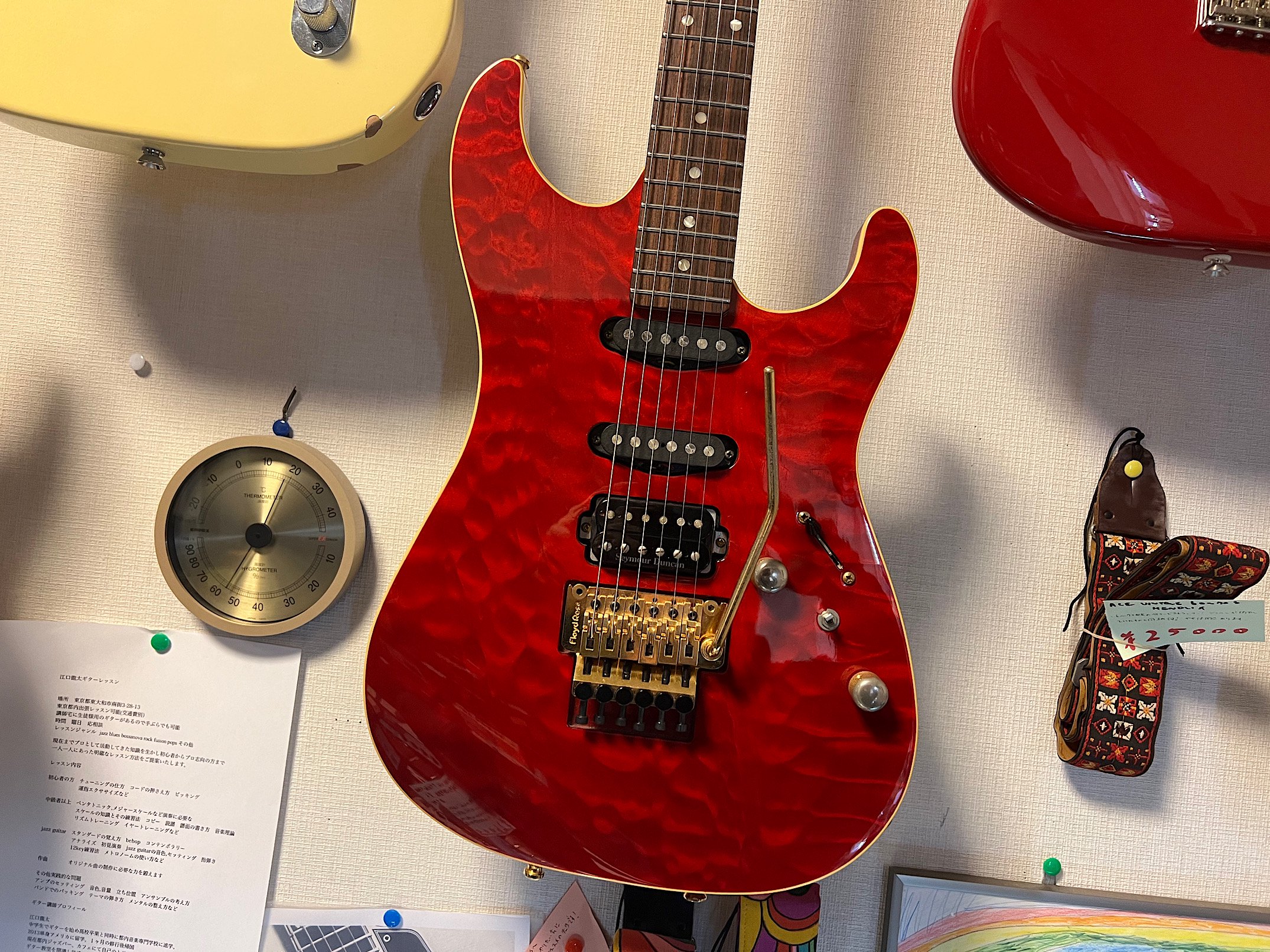 SCHECTER NEVADA ９０年代後半製、ESP/シェクターアメリカンシリーズの初代NEVADAです！ - ギター買取 東京 - ギター のじゃべらぼう