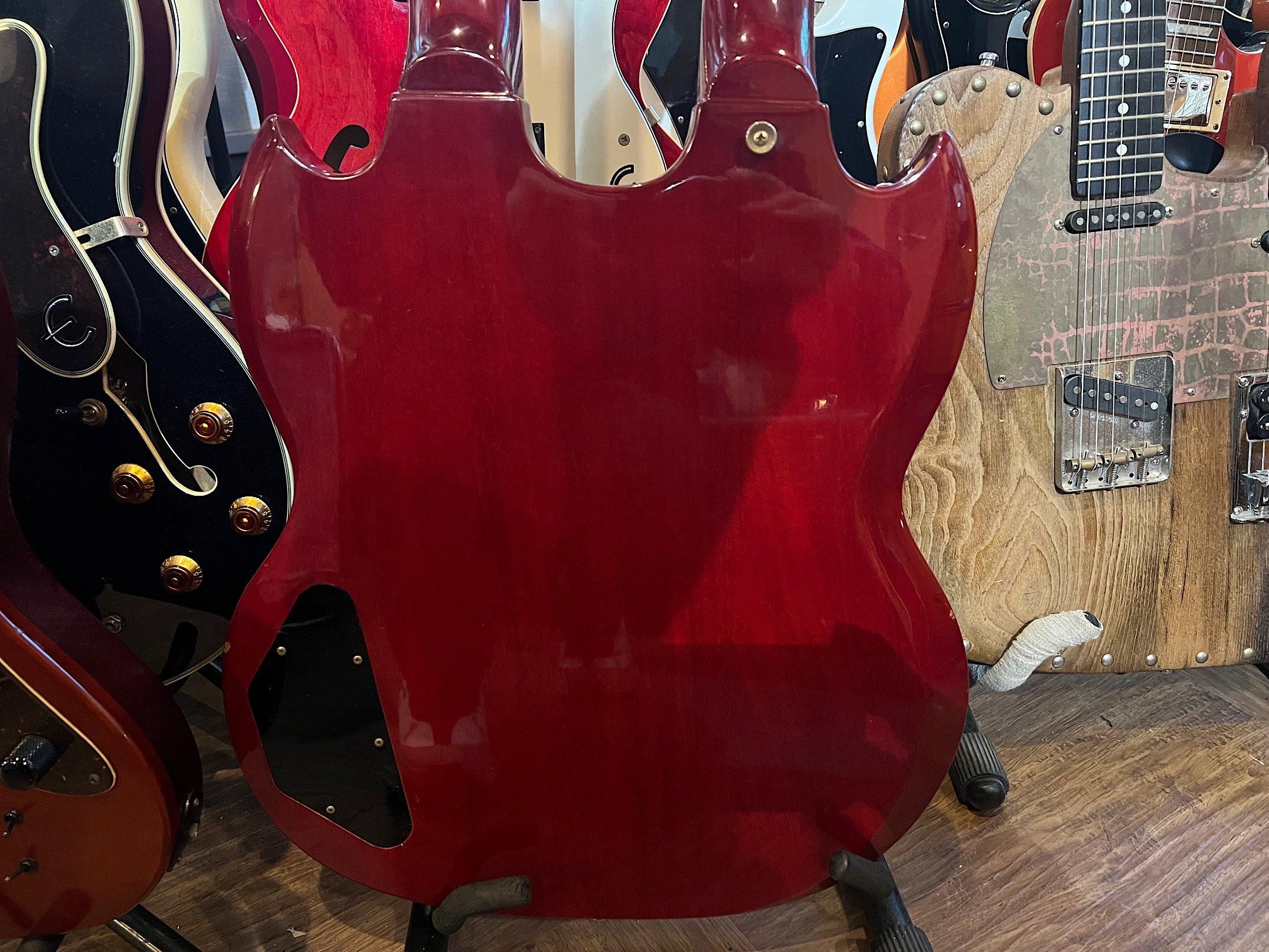 Greco ダブルネックエレキギター 赤 Greco ダブルネックエレキギター 赤