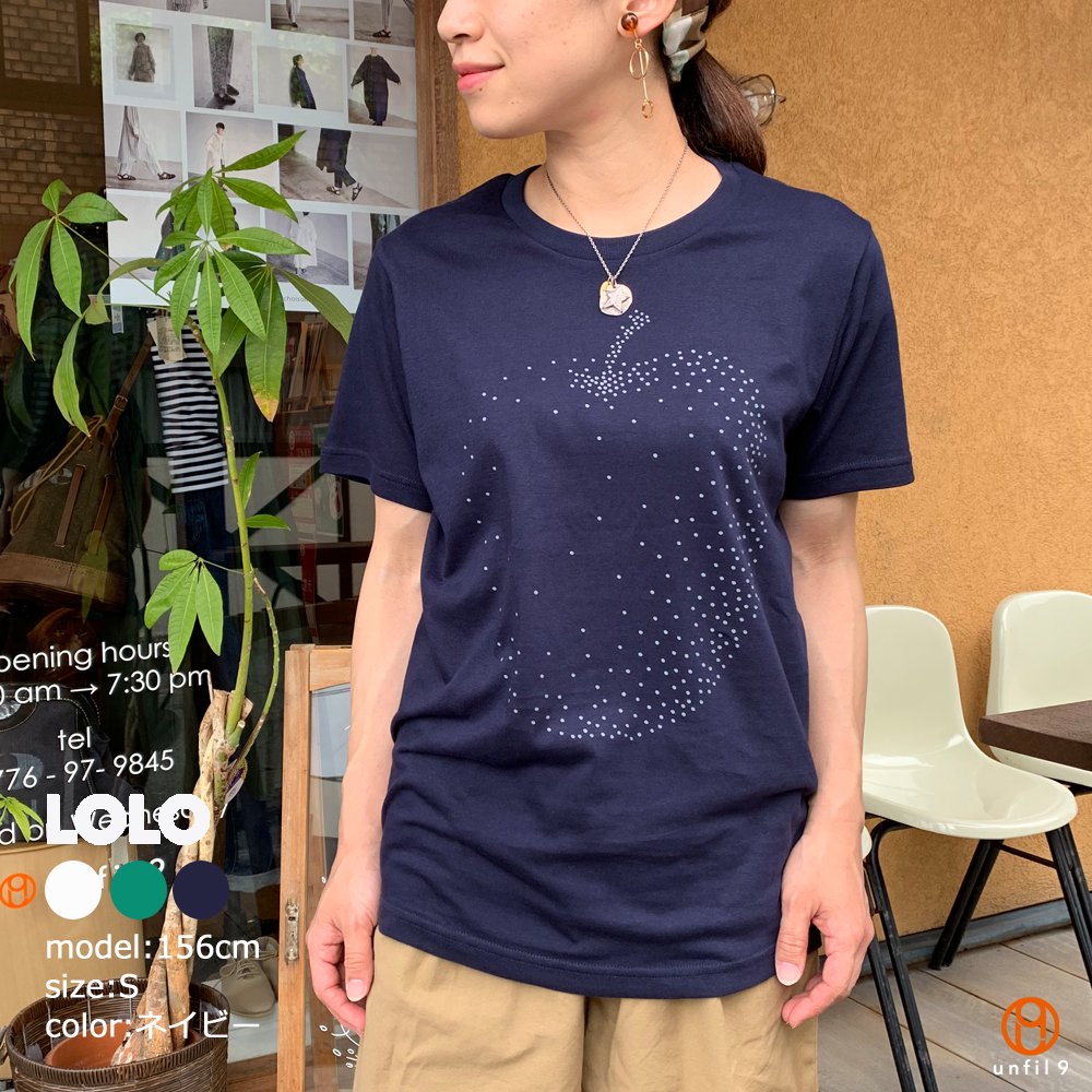 LOLO LIKE（ロロライク） No.LC-255 点描リンゴTシャツ - unfil9 正規