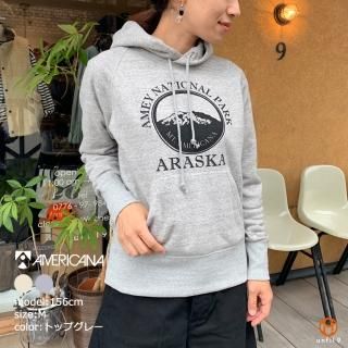 Americana＞スウェット ジップフーディッド パーカ （パーカー