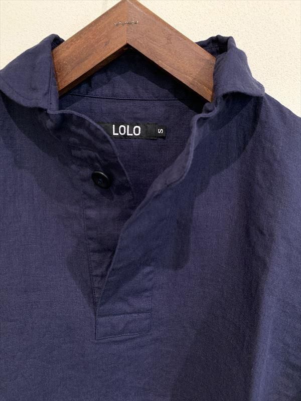 LOLO（ロロ） No.LS-3H3 定番プルオーバーリネンシャツ - unfil9
