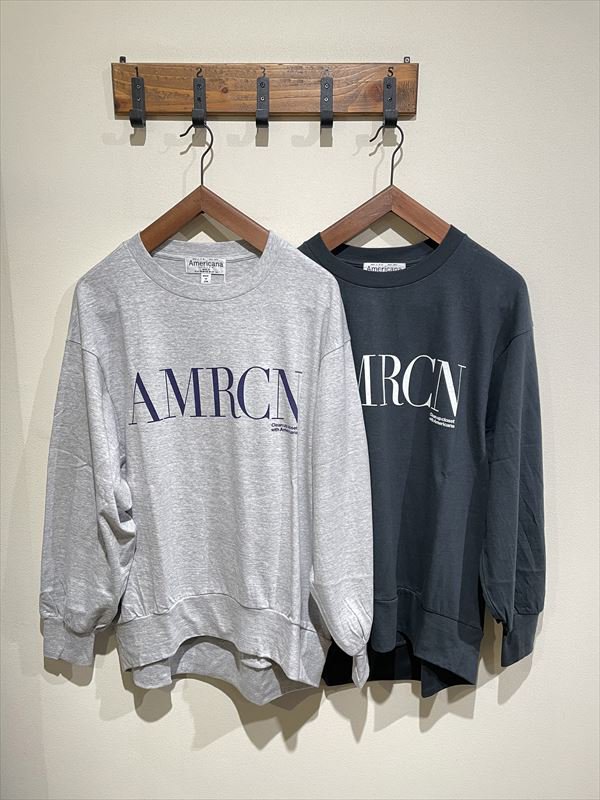 AMERICANA（アメリカーナ） No.BRF-537A/1 丸胴ロングスリーブTシャツ