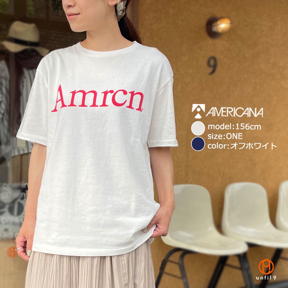 AMERICANA（アメリカーナ） No.BRF-M-585A/1 90'プリントTシャツ ...