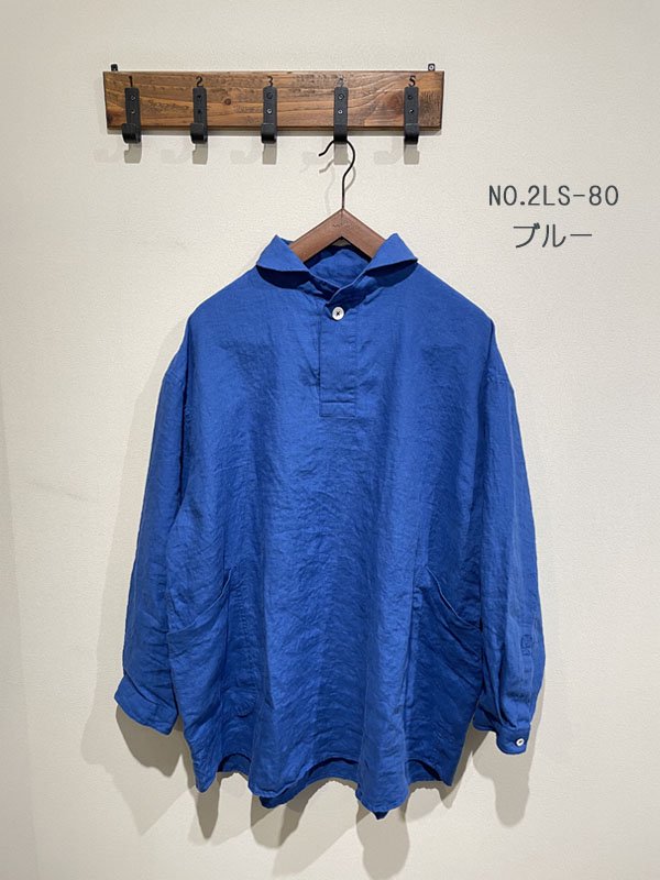 LOLO LIKE（ロロライク） No.2LS-80 定番プルオーバー型ビッグシャツ リネン - unfil9  正規取扱｜レディース通販ショップLS-3V2 定番プルオーバーストライプリネンシャツ