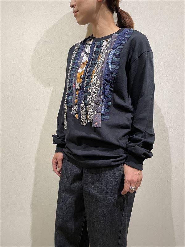dahl'ia（ダリア） No.HD-55 マルチリボンリメイク長袖Tシャツ