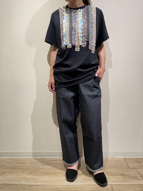セール】前後ロゴ入りフラワープリント半袖Tシャツ（Tシャツ