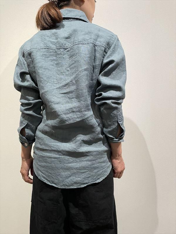 LOLO（ロロ） No.LS-3R3 定番プルオーバーリネンシャツ - unfil9