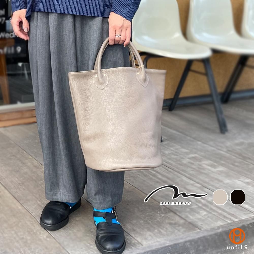 モルちゃん MARINE DAY シュリンク レザー トート MARINEDAY マリンデイ シュリンクレザー トートバッグ プラム 2