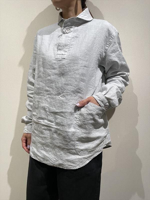 LOLO（ロロ） No.LS-3W3 定番プルオーバーリネンシャツ - unfil9