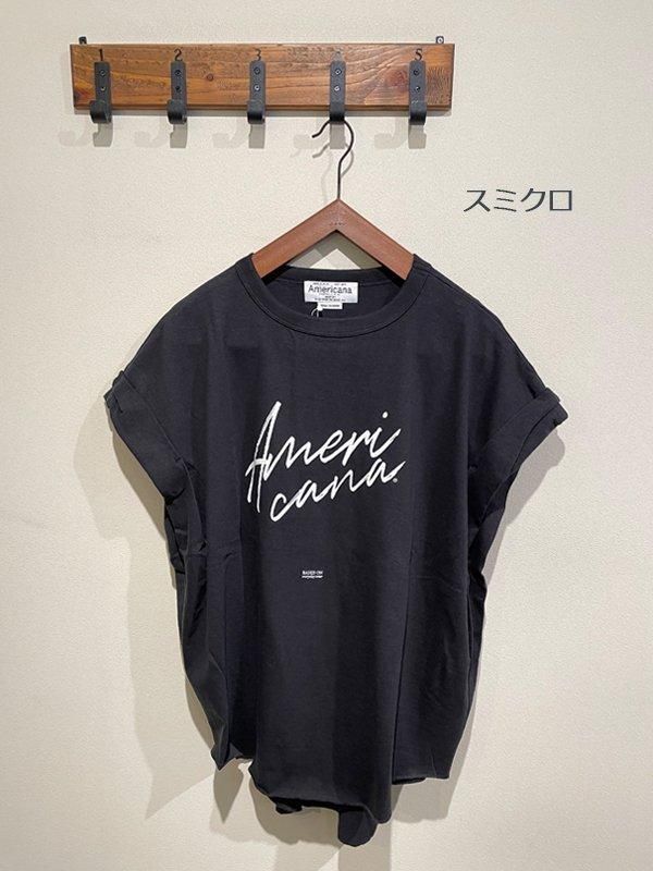 AMERICANA（アメリカーナ） No.BRF-M-689A/1 袖ロールアップT