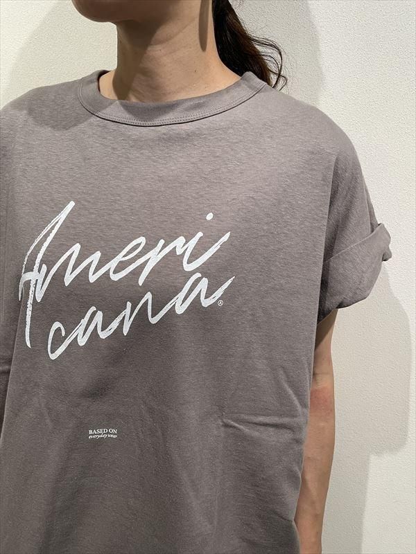 AMERICANA（アメリカーナ） No.BRF-M-689A/1 袖ロールアップT