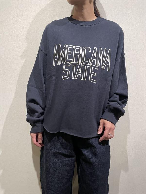 美品 ☆ アパルトモン　アメリカーナ カットオフスウェット　レッド 美品 ☆ アパルトモン アメリカーナ カットオフスウェット