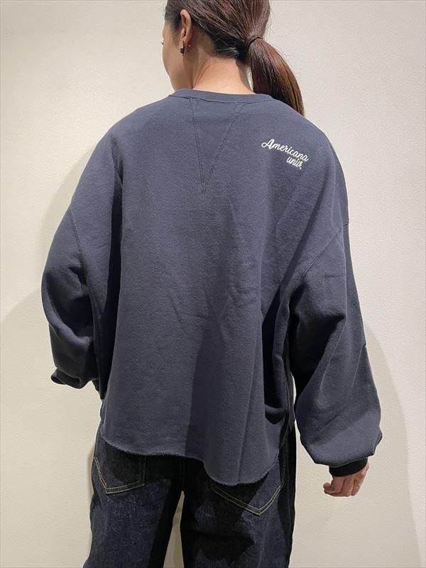 新品未使用Americana モカ　 トレーナー MERICANA（アメリカーナ） No.BRF-736A/2 ショート丈カットオフ