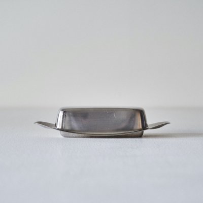 Wilhelm Wagenfeld for WMF<br>Stainless butter dish 1950's