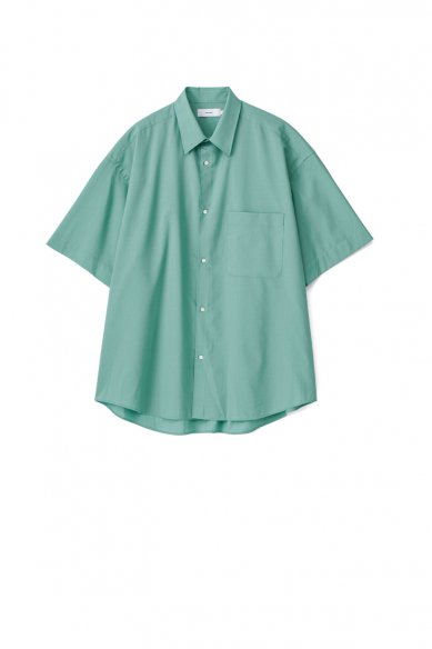 Graphpaper<br>Fine Wool Tropical S/S Oversized Regular Collar Shirt