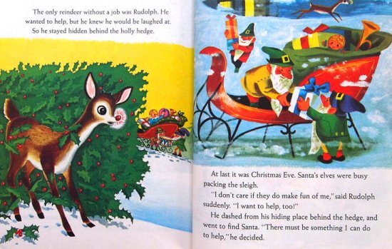 英語〉RUDOLPH the Red-Nosed Reindeer -a Little Golden Book- - 中古 