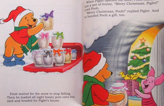 英語〉Pooh The Sweetest Christmas -a Little Golden Book- - 中古