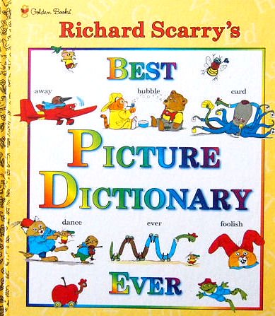 英語〉Richard Scarry's Best Picture Dictionary Ever - 中古絵本と