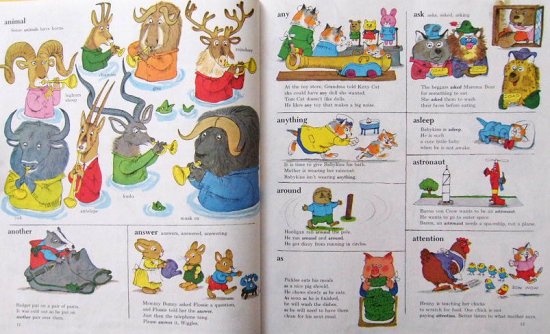 英語〉Richard Scarry's Best Picture Dictionary Ever - 中古絵本と