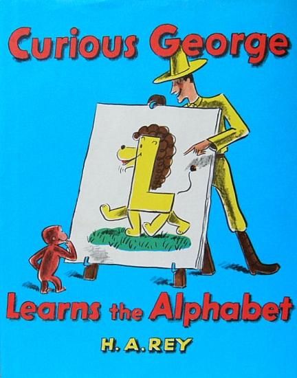 英語〉Curious George Learns the Alphabet - 中古絵本と、絵本