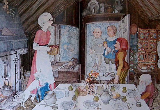グリム 白雪姫と七人の小人たち - 中古絵本と、絵本やかわいい古本屋 