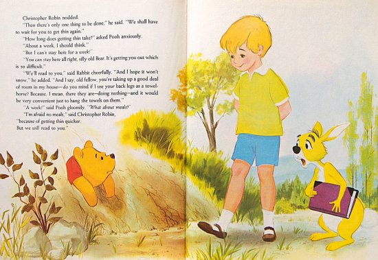 英語〉Winnie-the-Pooh A TIGHT SQUEEZE - 中古絵本と、絵本やかわいい古本屋 -secondhand books  online-