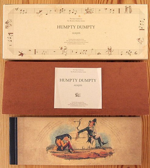 英語〉HUMPTY DUMPTY 複刻：マザーグースの世界 - 中古絵本と、絵本や