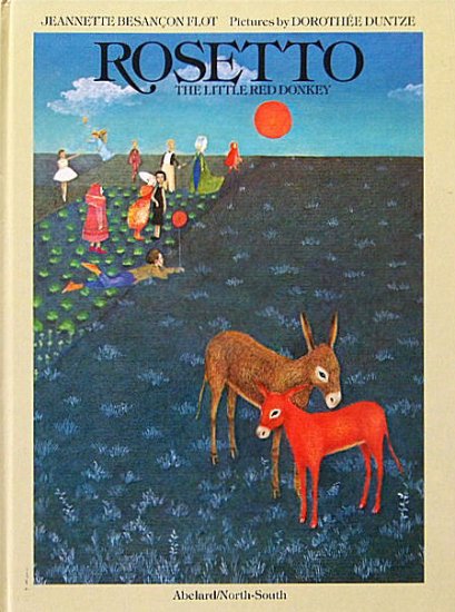 英語〉ROSETTO The Little Red Donkey - 中古絵本と、絵本やかわいい