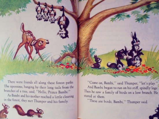 英語〉Walt Disney's BAMBI -a Little Golden Book- - 中古絵本と