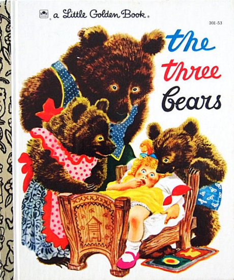 英語〉The Three Bears -a Little Golden Book- - 中古絵本と、絵本や