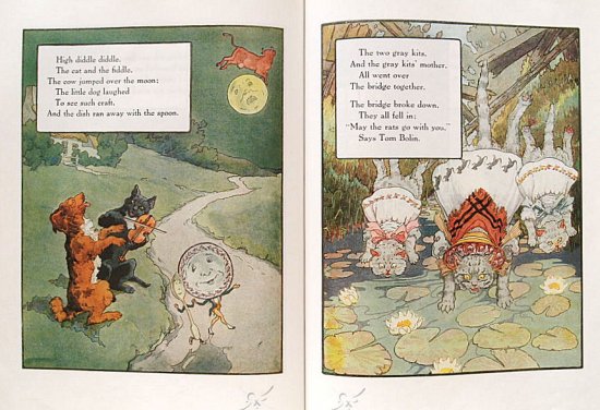 英語〉MOTHER GOOSE The Original Volland Edition - 中古絵本と、絵本やかわいい古本屋 -secondhand  books online-