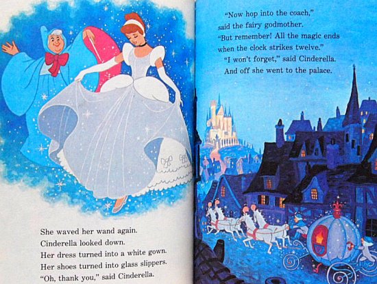 英語〉Walt Disney's Cinderella Wonderful World of reading - 中古絵本と、絵本やかわいい古本屋  -secondhand books online-