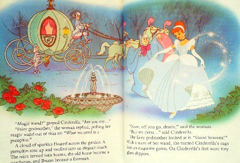 英語〉Walt Disney's CINDERELLA -a Little Golden Book- - 中古絵本と 