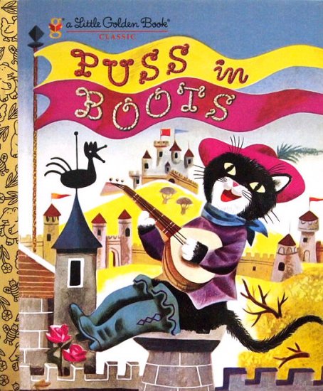 英語〉PUSS in BOOTS -a Little Golden Book Classic- - 中古絵本と