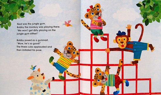 英語〉The Lion cubs'Laundry day 付属ＣＤ付き（ちびっこライオンのせんたくびより） - 中古絵本と、絵本やかわいい古本屋  -secondhand books online-