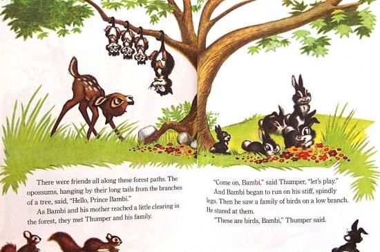 英語〉Walt Disney's BAMBI -a Little Golden Book- - 中古絵本と