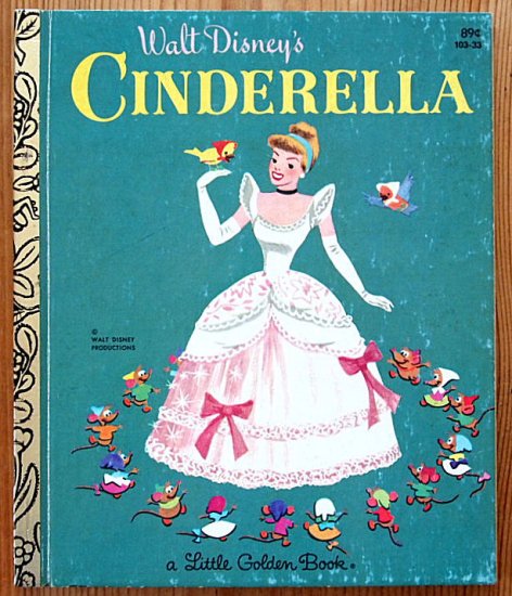 英語〉Walt Disney's CINDERELLA -a Little Golden Book- - 中古絵本と