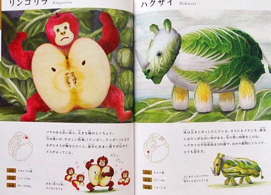 わくせいキャベジ動物図鑑 - 中古絵本と、絵本やかわいい古本屋