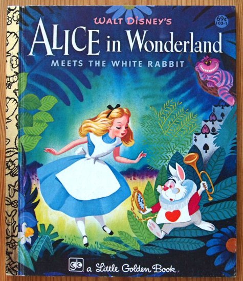 英語〉ALICE in Wonderland meets the white rabbit -a Little Golden