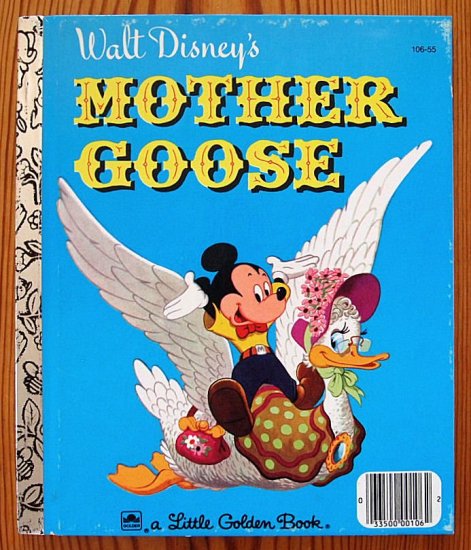 〈英語〉Walt Disney's MOTHER GOOSE -a Little Golden Book-　(１９９０年代) -  中古絵本と、絵本やかわいい古本屋 -secondhand books online-