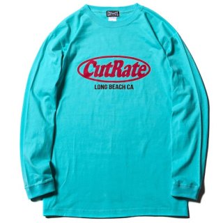 CUTRATE カットレイト CUTRATE LOGO L/S T-SHIRT＜EMERALD＞<img class='new_mark_img2' src='https://img.shop-pro.jp/img/new/icons14.gif' style='border:none;display:inline;margin:0px;padding:0px;width:auto;' />