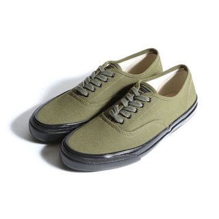 TROPHY CLOTHING トロフィークロージング MIL BOAT SHOES＜OLIVE×BLACK＞