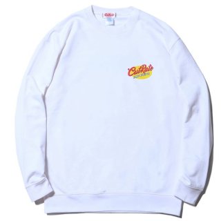 CUTRATE カットレイト CUTRATE LONG BEACH CA LOGO CREW NECK SWEAT＜WHITE＞<img class='new_mark_img2' src='https://img.shop-pro.jp/img/new/icons14.gif' style='border:none;display:inline;margin:0px;padding:0px;width:auto;' />