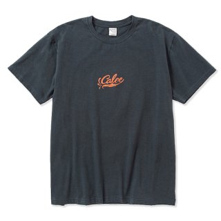 CALEE ꡼ Stretch CALEE permanent t-shirt -Naturally paint design-Charcoal