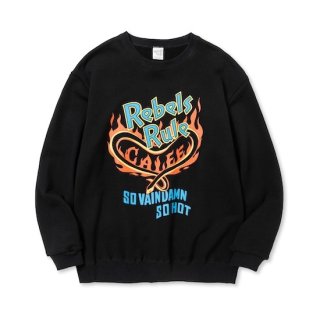 CALEE ꡼ REBELS RULE CREW NECK SW NATURALLY PAINT DESIGNBLACK<img class='new_mark_img2' src='https://img.shop-pro.jp/img/new/icons14.gif' style='border:none;display:inline;margin:0px;padding:0px;width:auto;' />